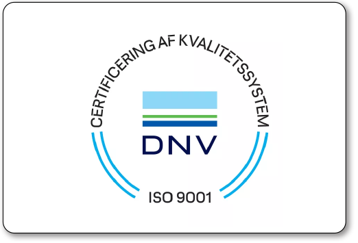 Fontenay - ISO9001:2015 certificeret