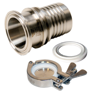 Tri-clamp studs, blindskivesæt og pakning